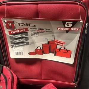 TAG Red Travel Collection 5-Piece Set